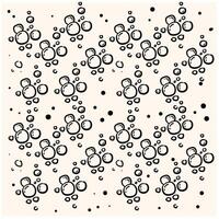 Bubble With illustration style doodle and line art vector