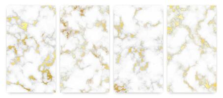 Gold marble texture background vector