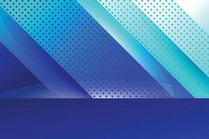 Abstract light and dark blue color gradient dotted background vector