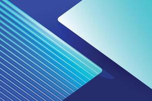 Abstract and modern blue background design vector