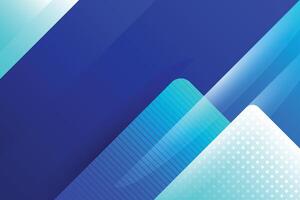Abstract and modern blue background template vector
