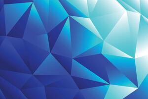 trianges abstract and modern blue color gradient background template vector