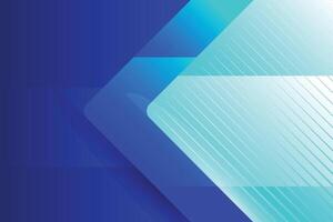 Abstract and modern blue color gradient background template vector