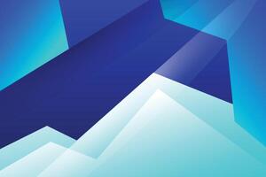 Abstract blue color gradient background template vector