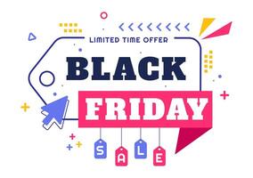 Flash Sale Event Illustration with Discounted Purchases and Shopping Bags in Flat Style vector