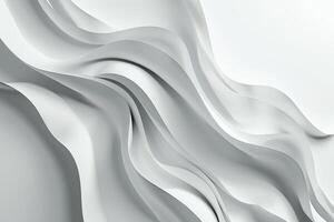 Gray lines overlapping. Minimalist geometric design. photo