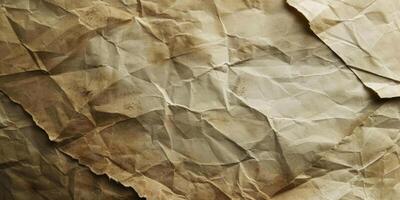 Wrinkled paper texture. Abstract texture background. photo