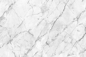 A white marble floor with a few cracks and grooves photo