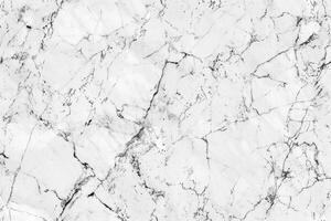 Cracked white marble floor. Natural stone background for design projects. photo