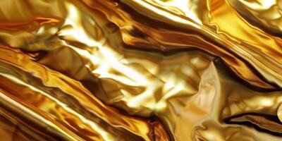 Rough textured gold colored rock. Natural stone texture background concept. photo