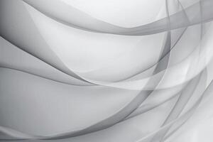 Overlapping gray lines creating an abstract pattern. Geometric design concept. photo