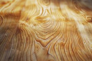 A wooden surface with a grain pattern that is very prominent photo