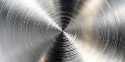 A silver object with a circular shape photo