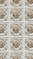 Intricate floral design with flowers and leaves. Botanical illustration for nature and design projects. photo