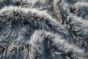 Fluffy white fur texture. Soft background for design projects. photo