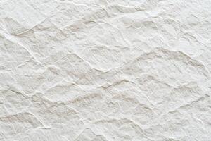Creased white paper. Simple texture background for design projects. photo
