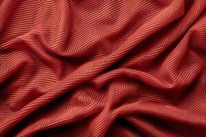 Red and black mesh fabric texture. Abstract textile design concept. photo