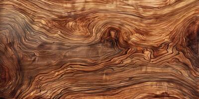 Row of wooden boards with a red stripe. Modern design background. photo