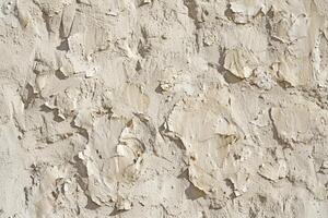A wall with a lot of peeling paint and a lot of dirt on it photo