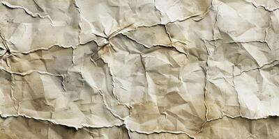 A paper with a lot of wrinkles and creases photo