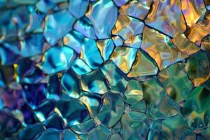 Blue and purple water. Abstract nature background. photo