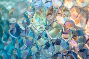 Blue and purple water. Abstract nature background concept. photo