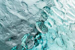 Window with condensation. Abstract texture background concept. photo
