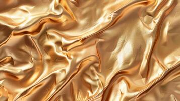 Textured gold background with paint splatters. Abstract metallic background concept. photo