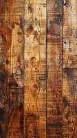 Wooden surface with holes and splinters. Distressed wood texture background concept. photo