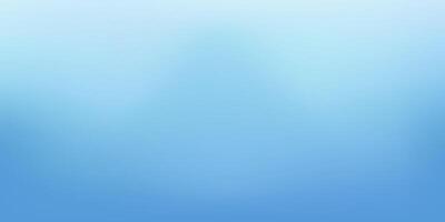 Blurred Blue sky colored gradient background banner. Simple soft light backdrop template vector