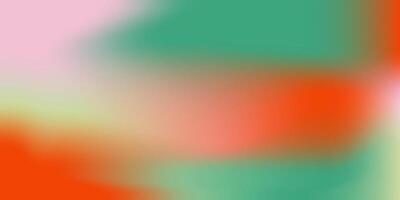 Soft abstract green gradient blurred background multicolored backdrop illustration. vector