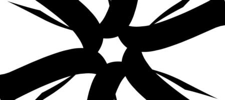 form a black line and a circle in the middle vector