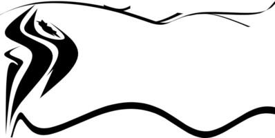 rectangular shape with black stripes vector
