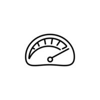 Speed Performance Meter vector