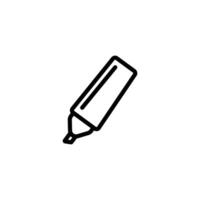 Highlighter Pen Icon vector