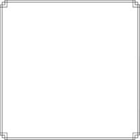 Line frame art vector