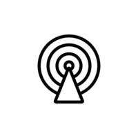 Broadcast Signal Tower vector