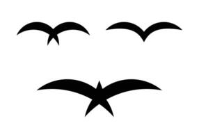 flying bird, simple image vector