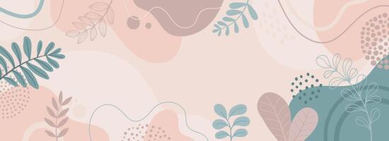 abstract backgrounds for design. Colorful banners with autumn leaves. vector