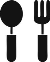 fork and spoon icon illustration vector
