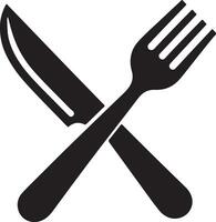 Spoon, Fork and Knife . Stock Image vector