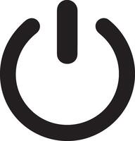 power button icon illustration vector