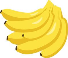 a bunch of bananas on a white background vector