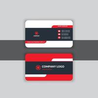 professional modern business identity card template design vector