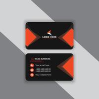 Luxury Business card and visiting card design Template vector