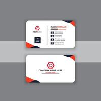 Luxury Business card visiting card design Template vector