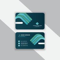 Modern and professional business card design template vector