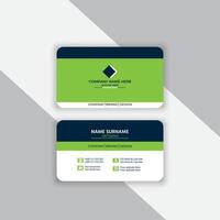 Modern and simple business card vector