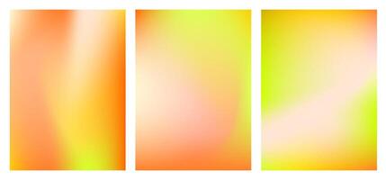 Abstract fluid background collection. Red, green, yellow gradient mix for ideas, ads, social media posts, web, backdrop, banners, greeting, celebration, displays, flyers, invitation, vector