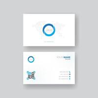 corporate business card design.print to ready design vector
